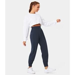 HALARA Navy High-Waist Track Joggers